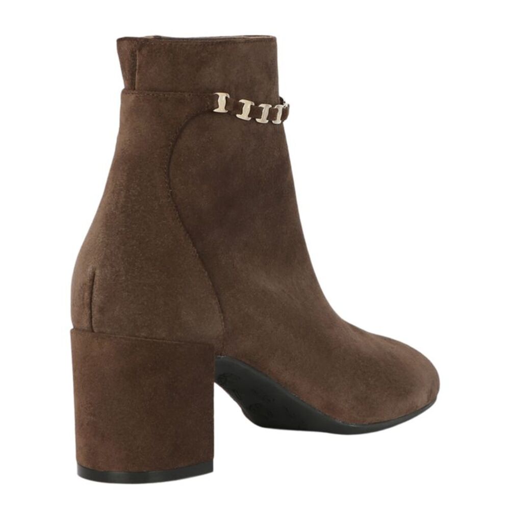 Ferragamo Ghila Suede Booties Brown Womens - Picture 3 of 6